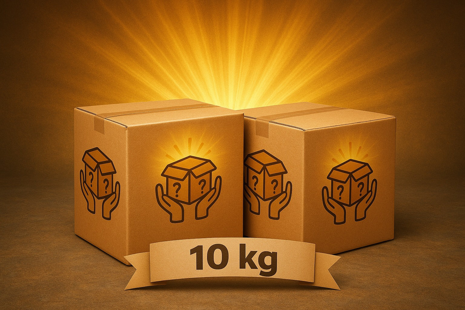 10 kg mystery box van Pack’em met verloren postpakketten en retourzendingen, grote verrassingsdoos met diverse producten